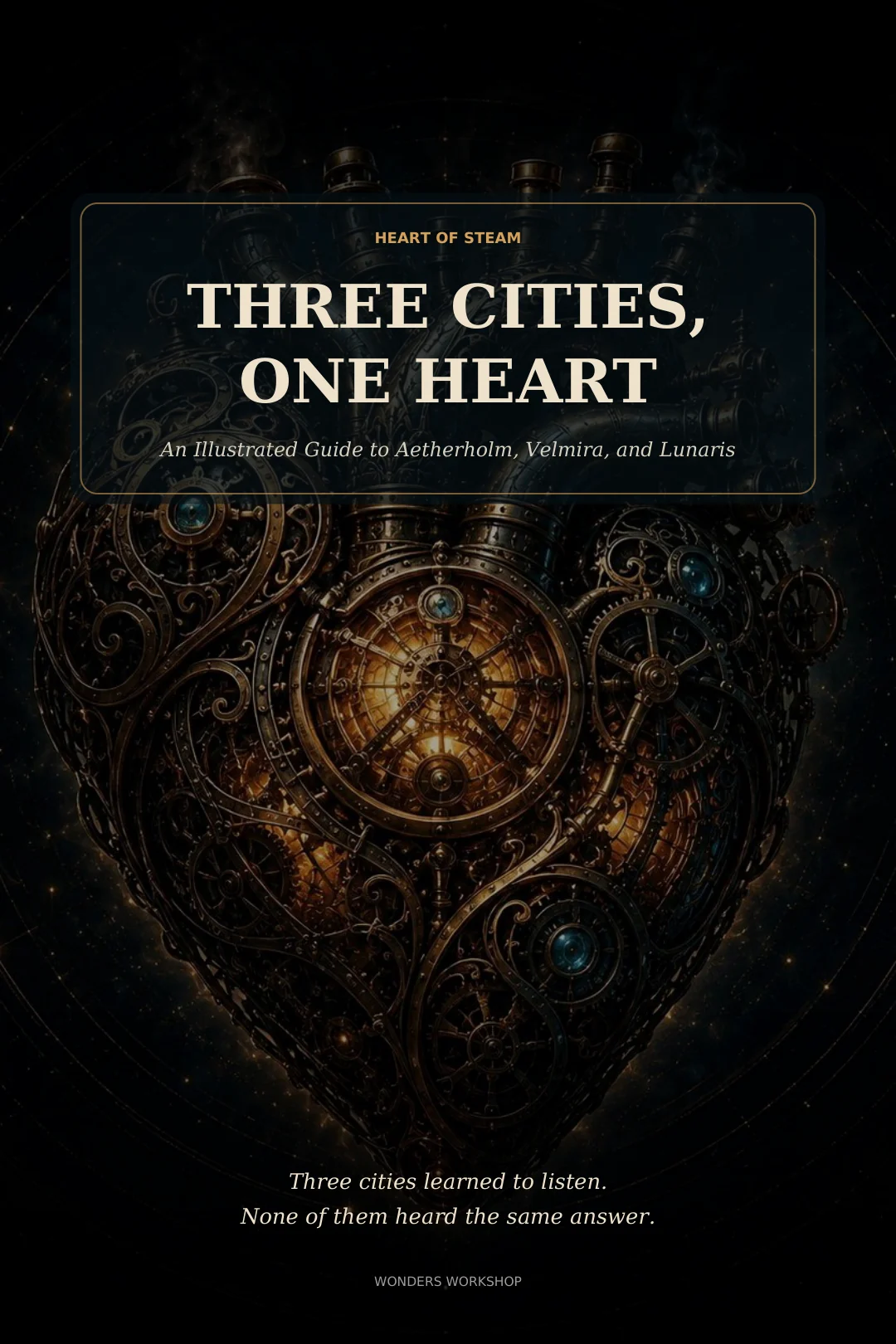Cover of Three Cities, One Heart