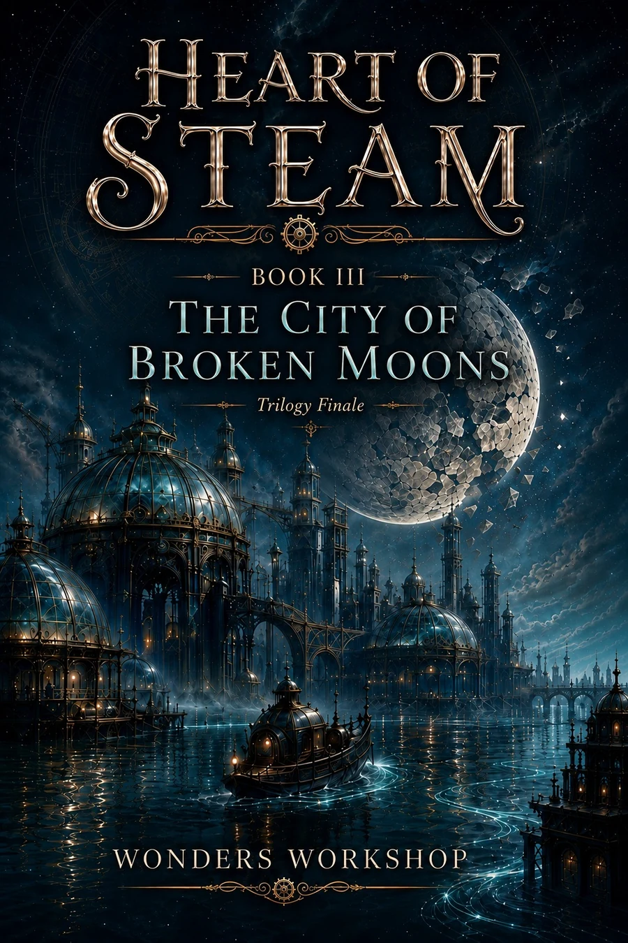 Heart of Steam Book Three: The City of Broken Moons cover